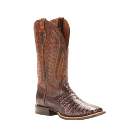 Ariat Men's Double Down Caiman Belly Wide Square Toe Boots