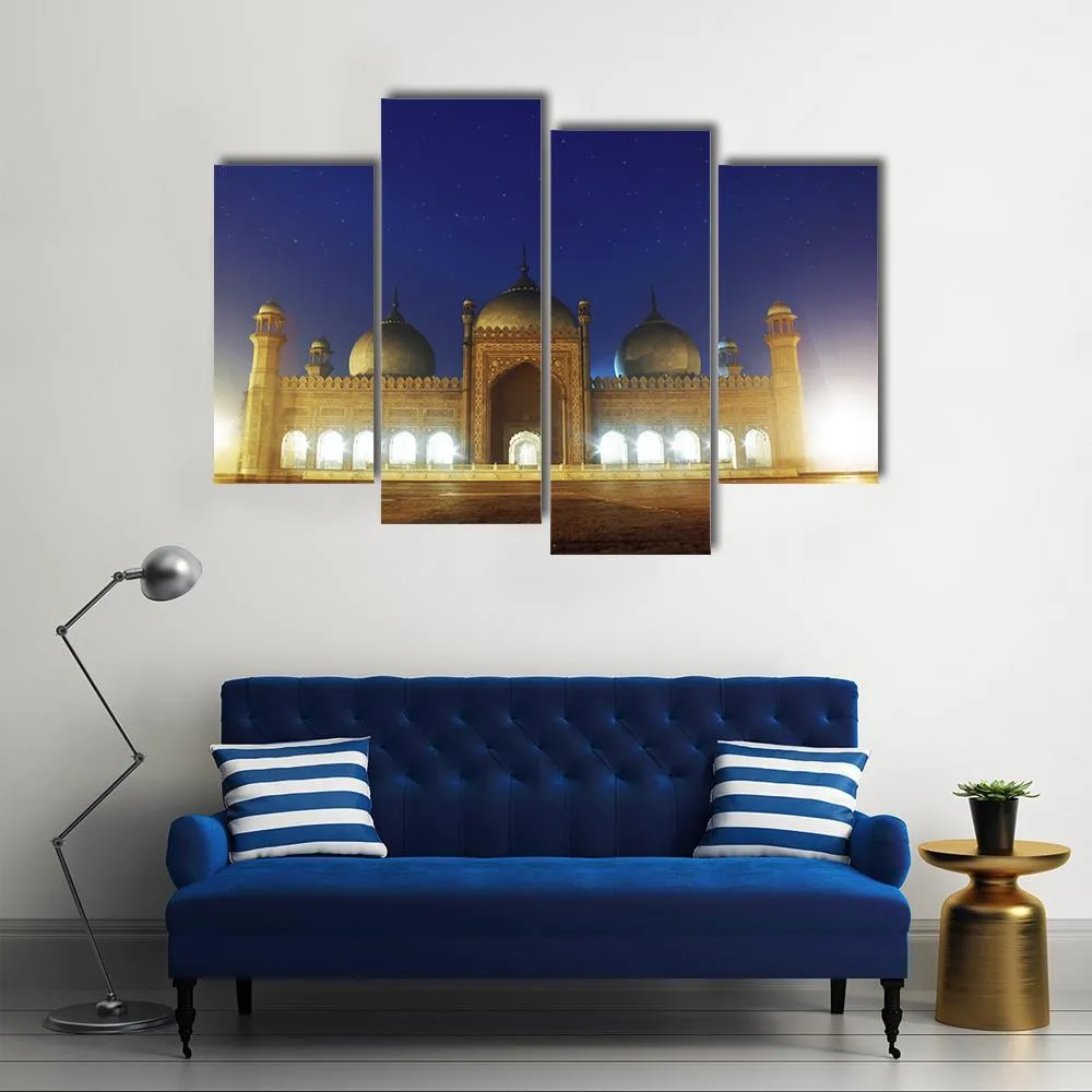 Badshahi Mosque  Lahore Canvas Wall Art