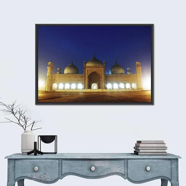 Badshahi Mosque  Lahore Canvas Wall Art