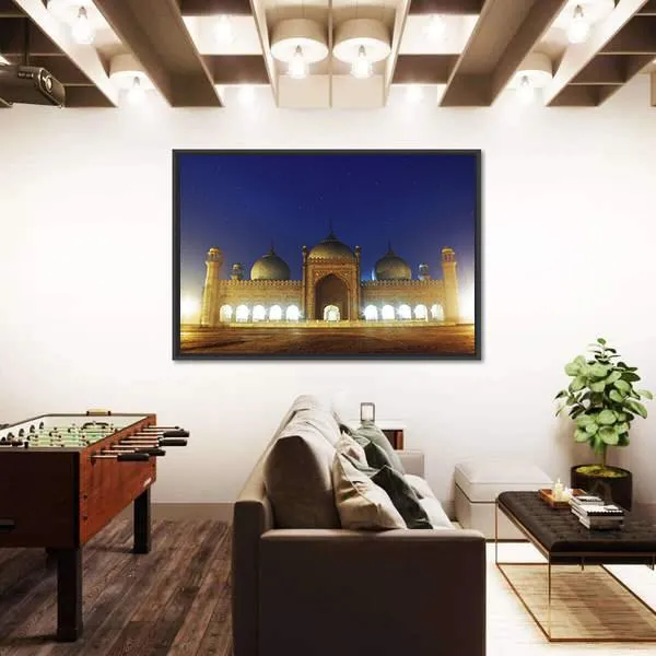 Badshahi Mosque  Lahore Canvas Wall Art