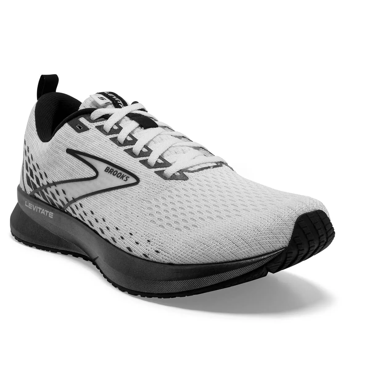 Brooks Levitate 5 Womens | White/black