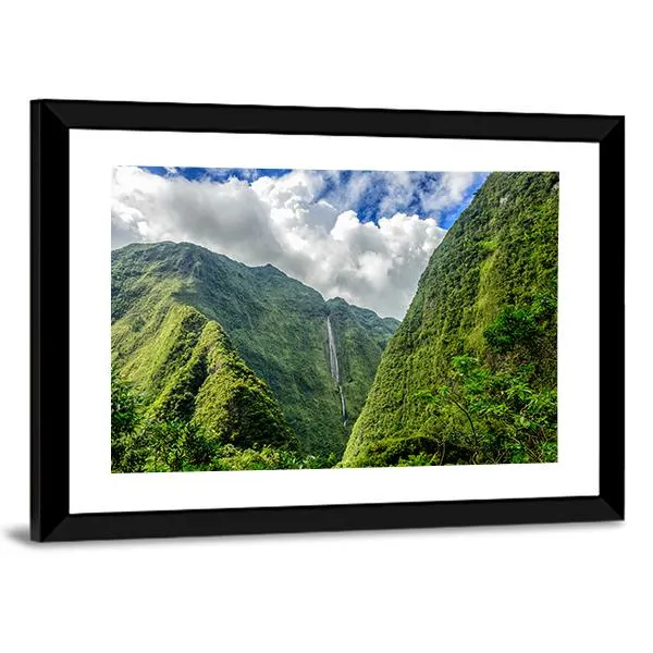 Cascade Blanche Canvas Wall Art