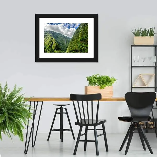 Cascade Blanche Canvas Wall Art