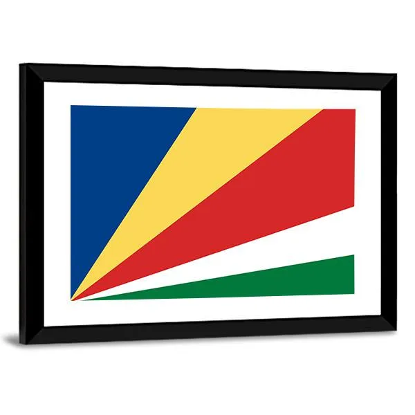 Flag Of Seychelles Canvas Wall Art