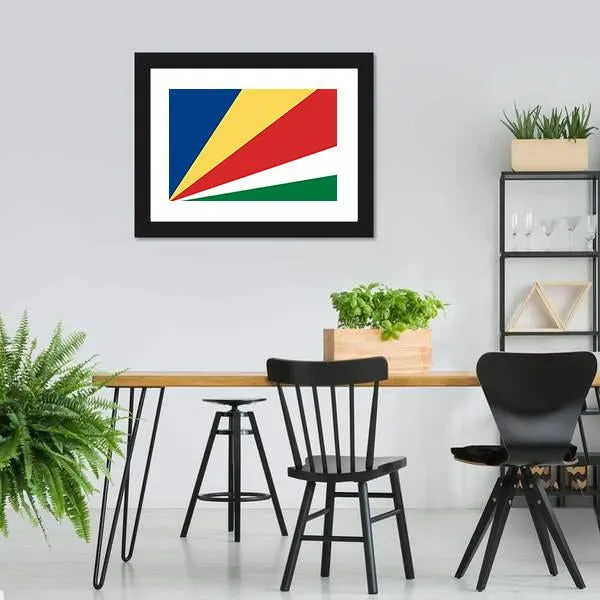 Flag Of Seychelles Canvas Wall Art