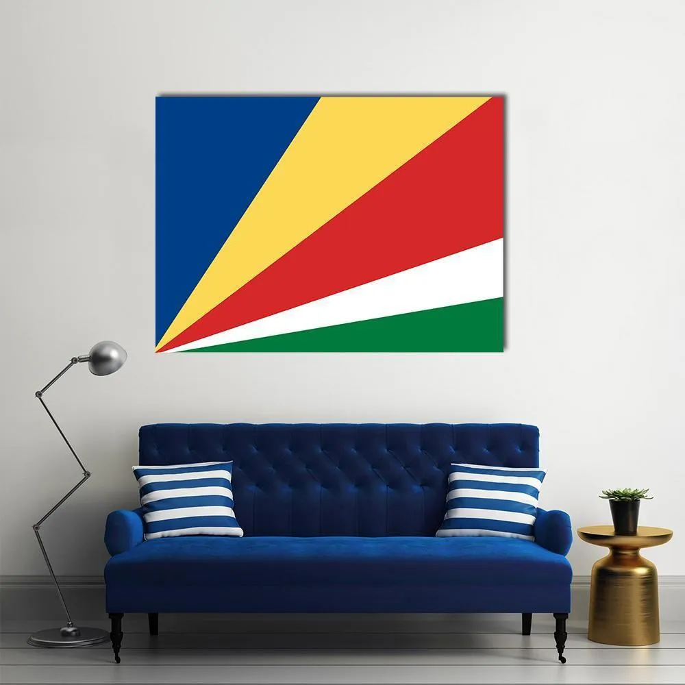 Flag Of Seychelles Canvas Wall Art