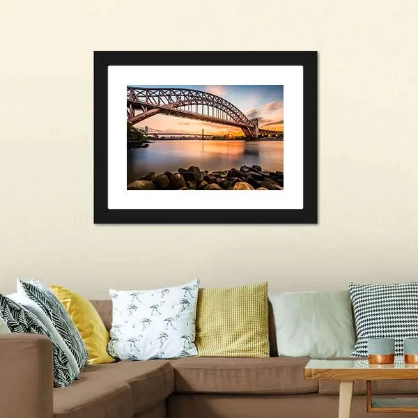 Hell Gate & Triboro Bridge Canvas Wall Art