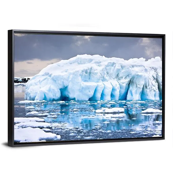 Huge Iceberg In Antarctica Canvas Wall Art