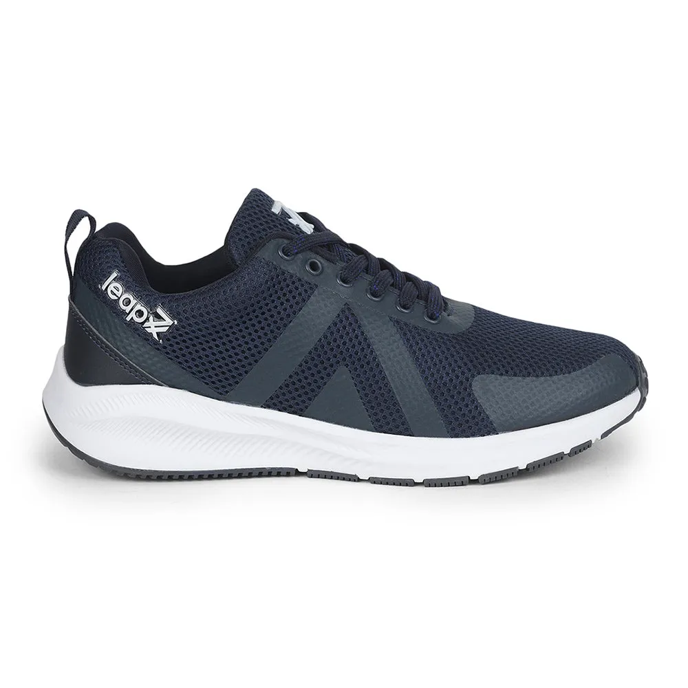 Leap7x Lacing Sports Shoes For Men (N.Blue) VOONIK-05 By Liberty