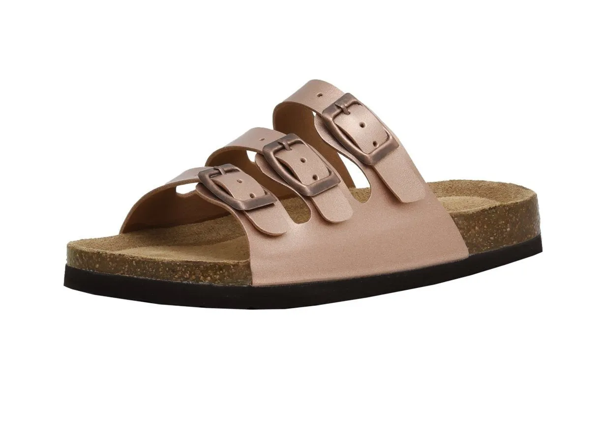 Lela Jr Triple Band Cork Footbed Sandal