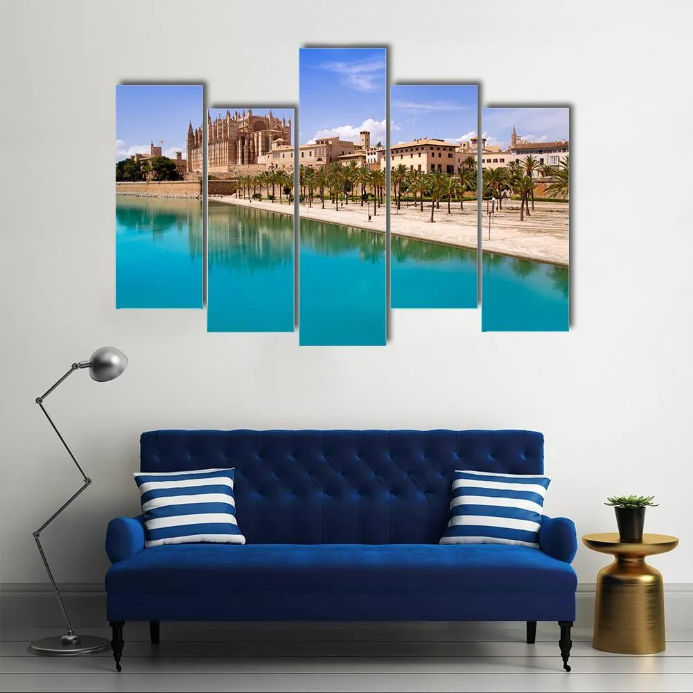 Majorca La Seu Cathedral Canvas Wall Art