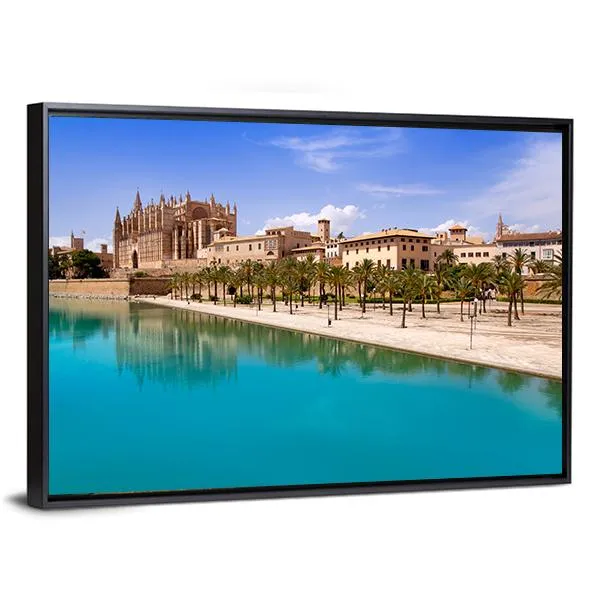 Majorca La Seu Cathedral Canvas Wall Art