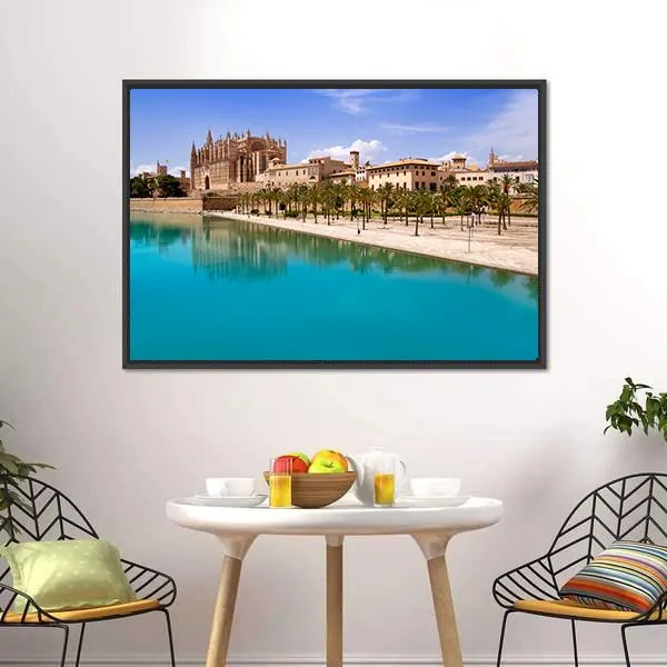 Majorca La Seu Cathedral Canvas Wall Art