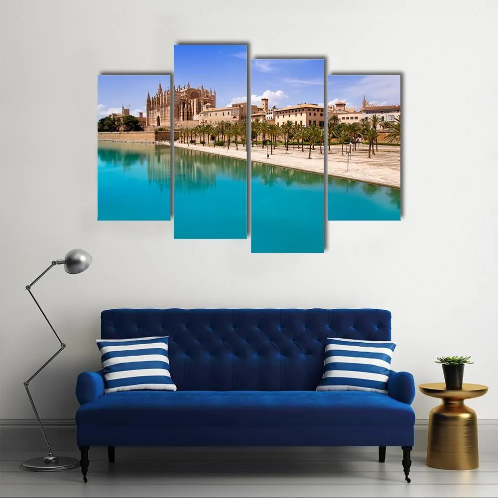 Majorca La Seu Cathedral Canvas Wall Art