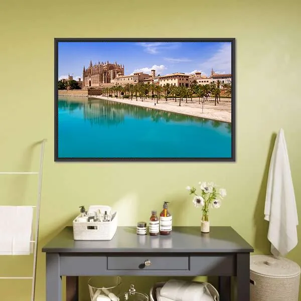 Majorca La Seu Cathedral Canvas Wall Art