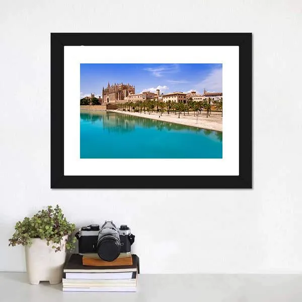 Majorca La Seu Cathedral Canvas Wall Art