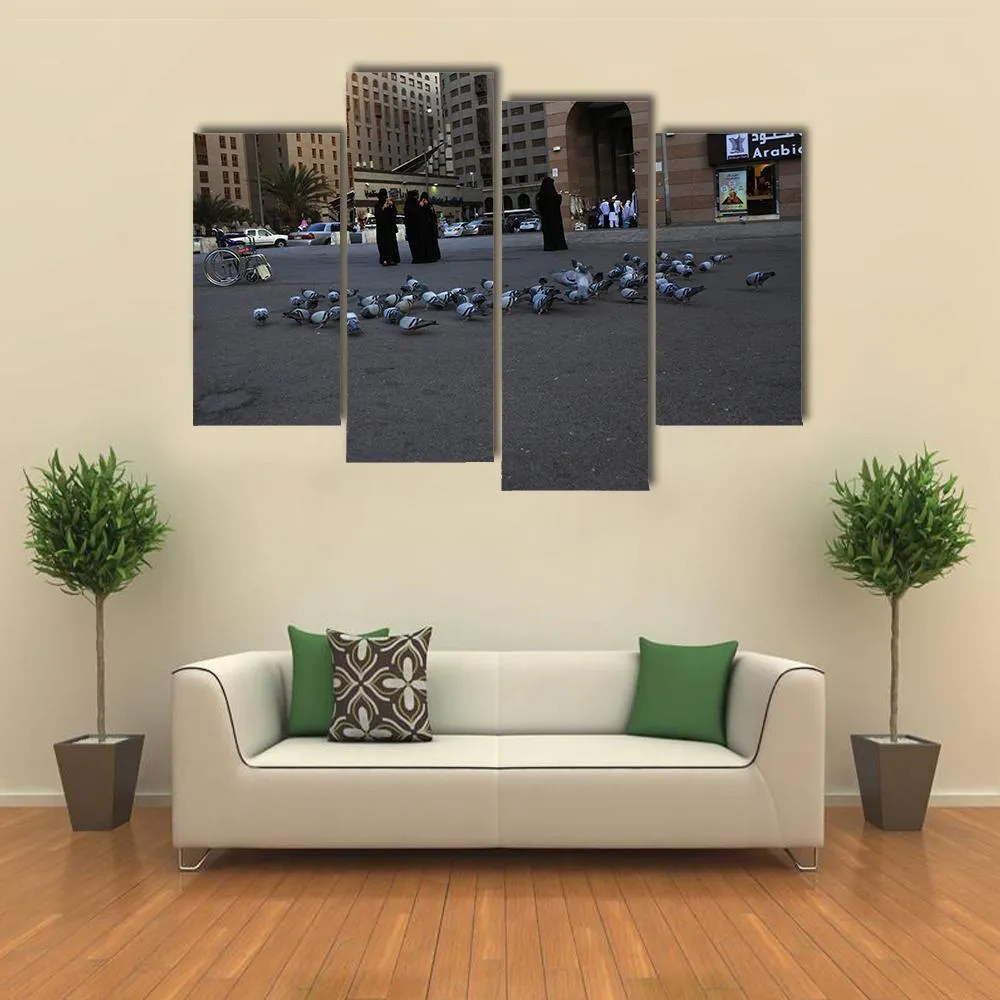 Medinah Street View Canvas Wall Art