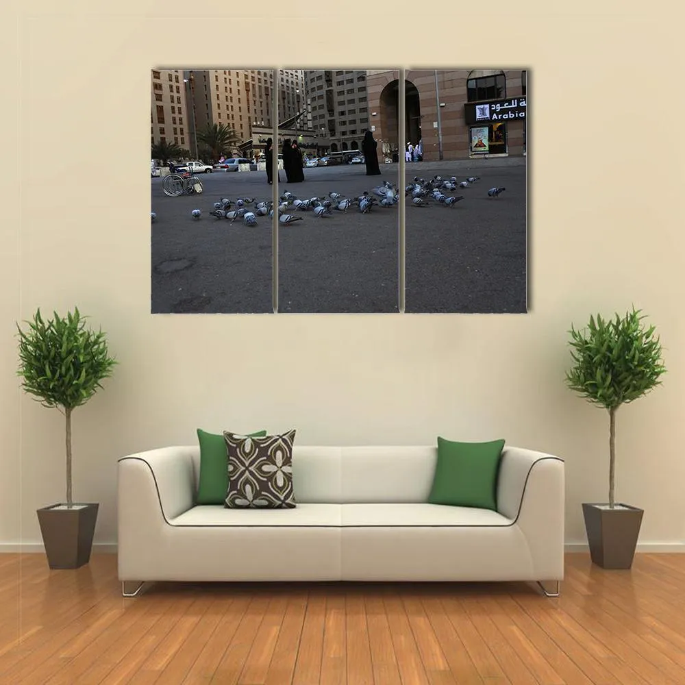 Medinah Street View Canvas Wall Art