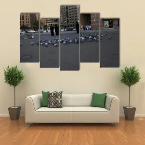 Medinah Street View Canvas Wall Art