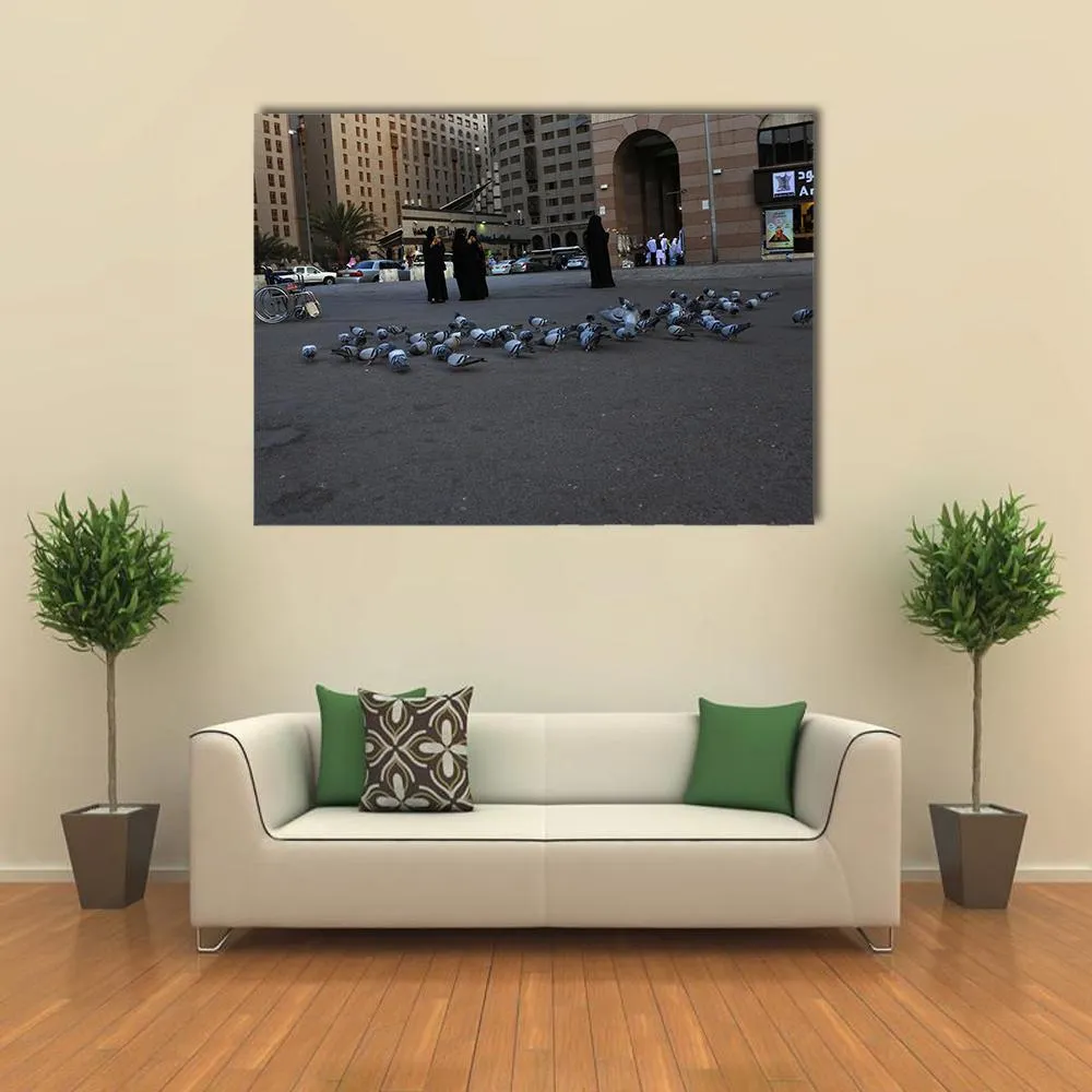 Medinah Street View Canvas Wall Art