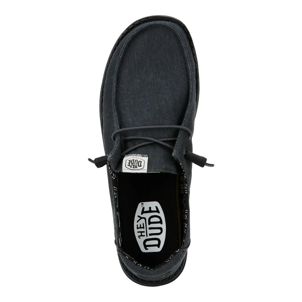 Wendy Stretch Canvas - Black/Black